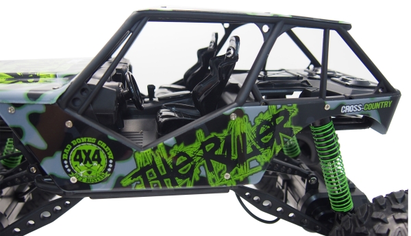 22217 CRAZY-CRAWLER 1:10 4WD RTR LED 1/2prop grün